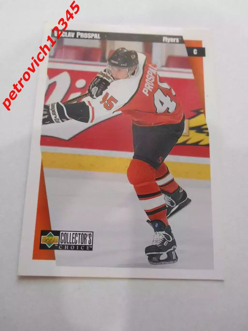карточка = 1997-98 Collector's Choice - 185 - Vaclav Prospal - Philadelphia F