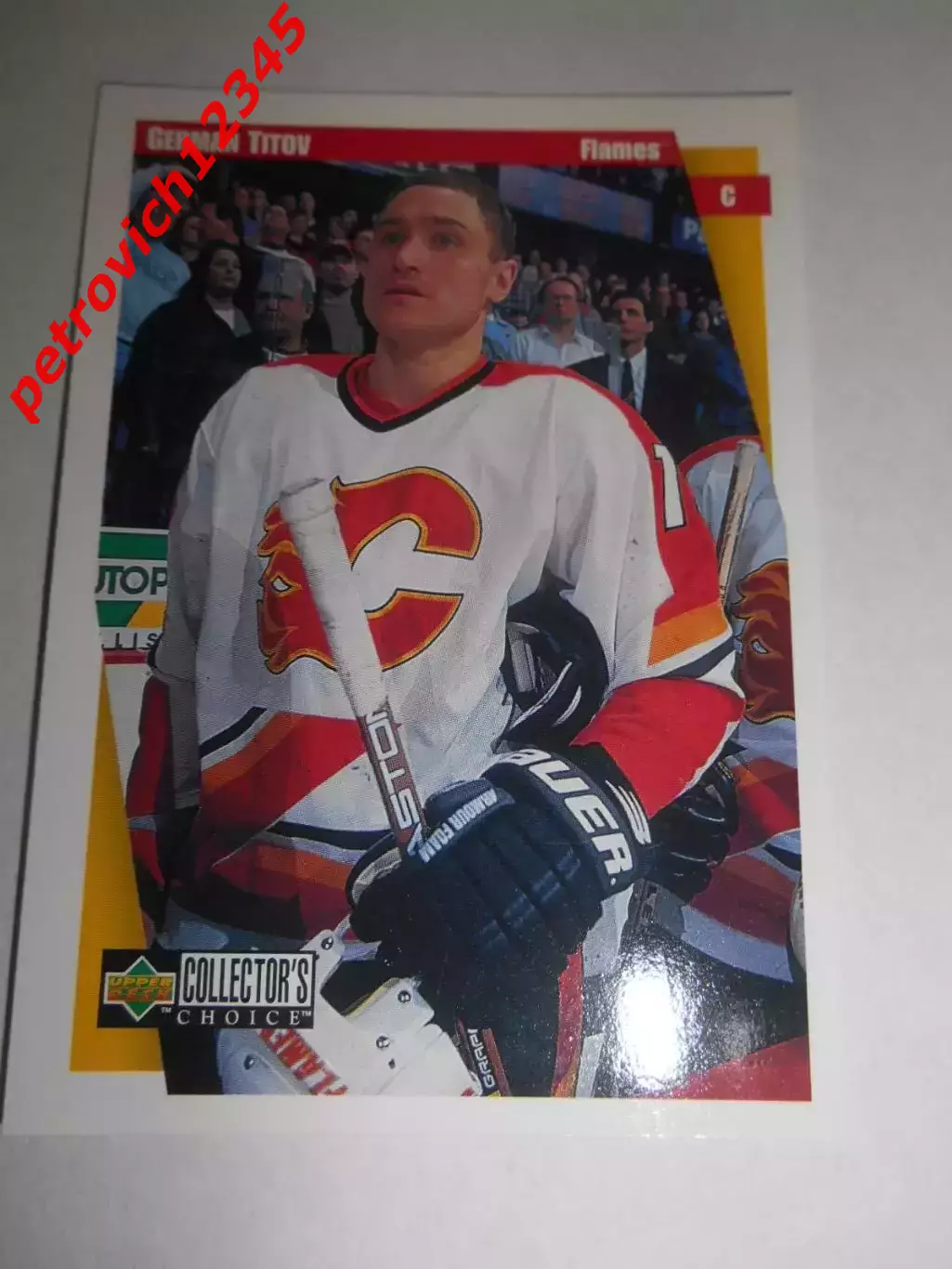 карточка = 1997-98 Collector's Choice - 39 - German Titov - Calgary Flames