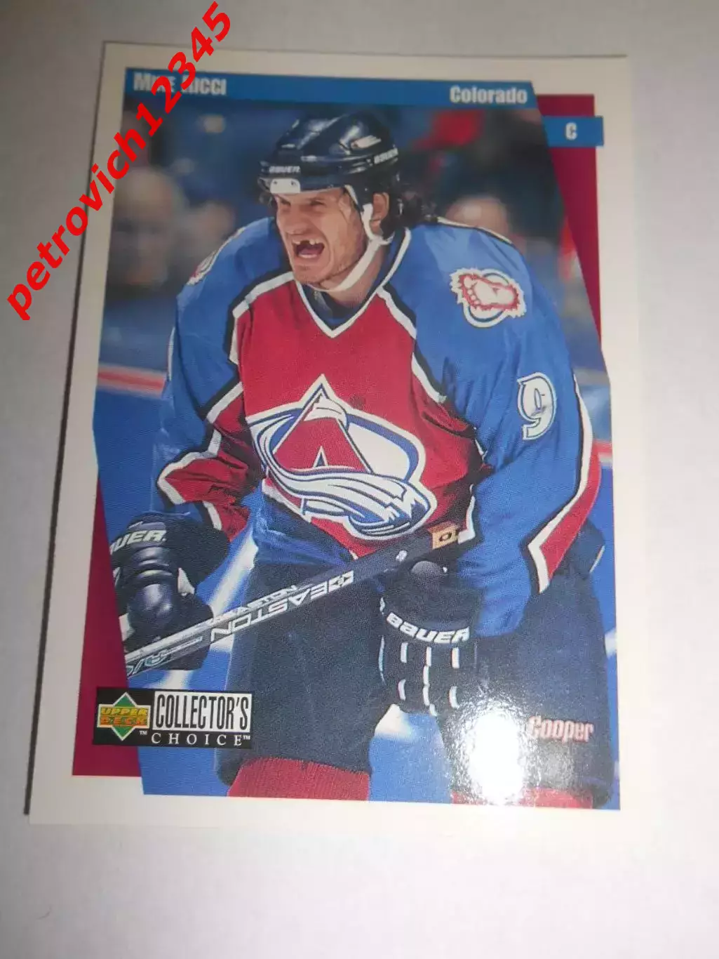 карточка = 1997-98 Collector's Choice - 61 - Mike Ricci - Colorado Avalanche