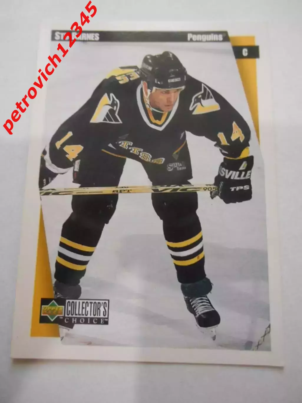 карточка = 1997-98 Collector's Choice - 212 - Stu Barnes - Pittsburgh Penguins