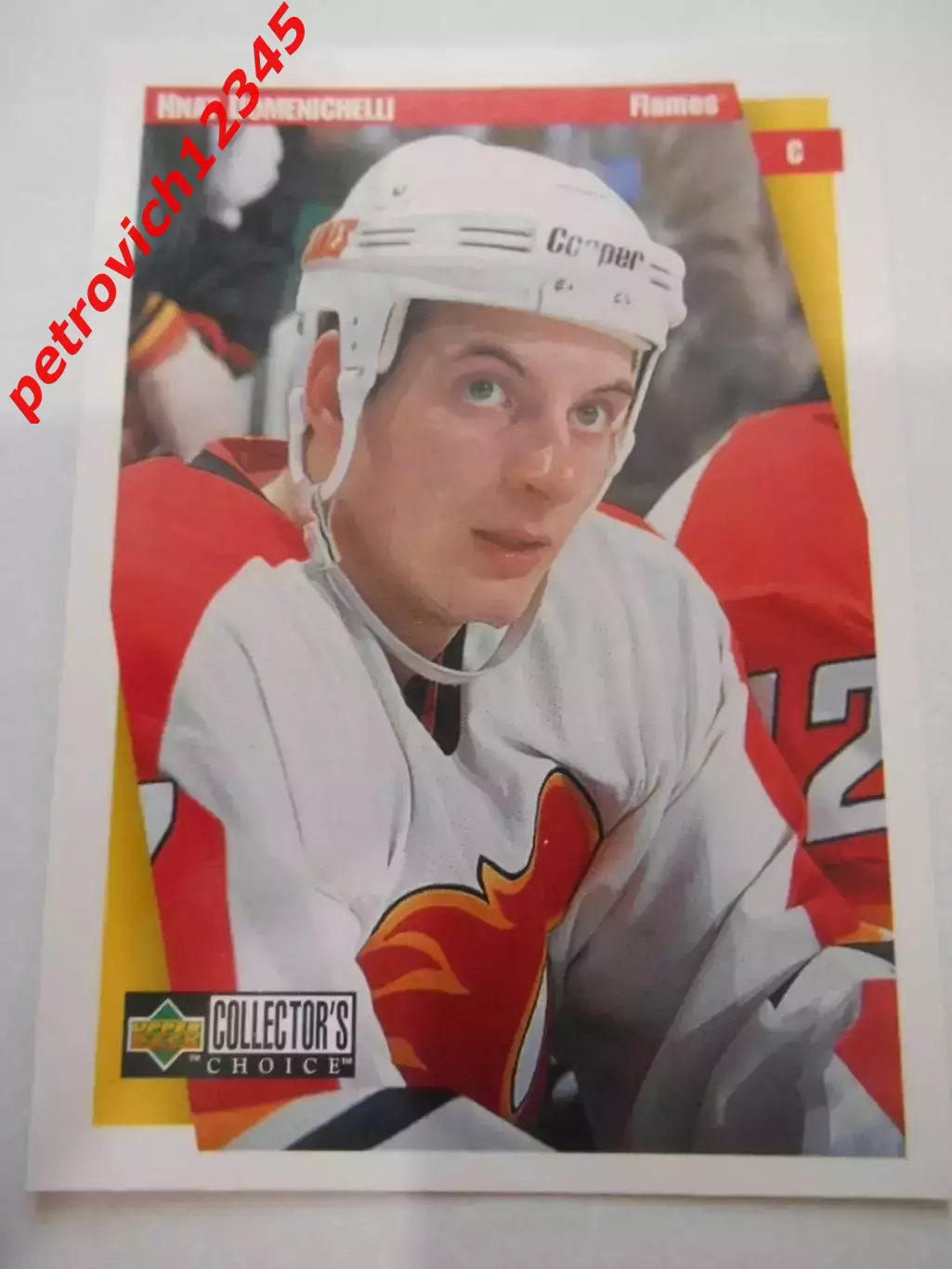 карточка = 1997-98 Collector's Choice - 33 - Hnat Domenichelli - Calgary Flames