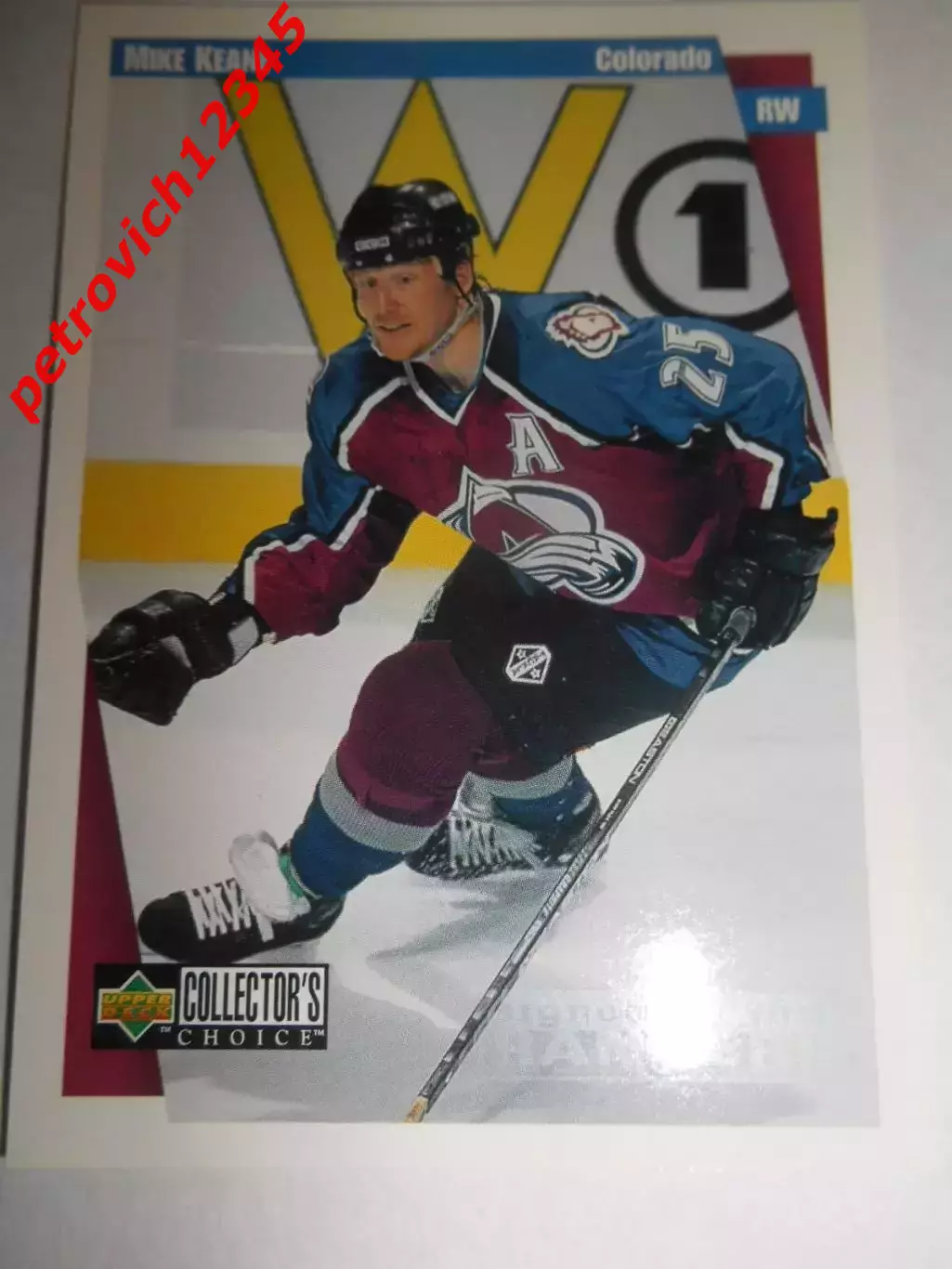 карточка = 1997-98 Collector's Choice - 63 - Mike Keane - New York Rangers