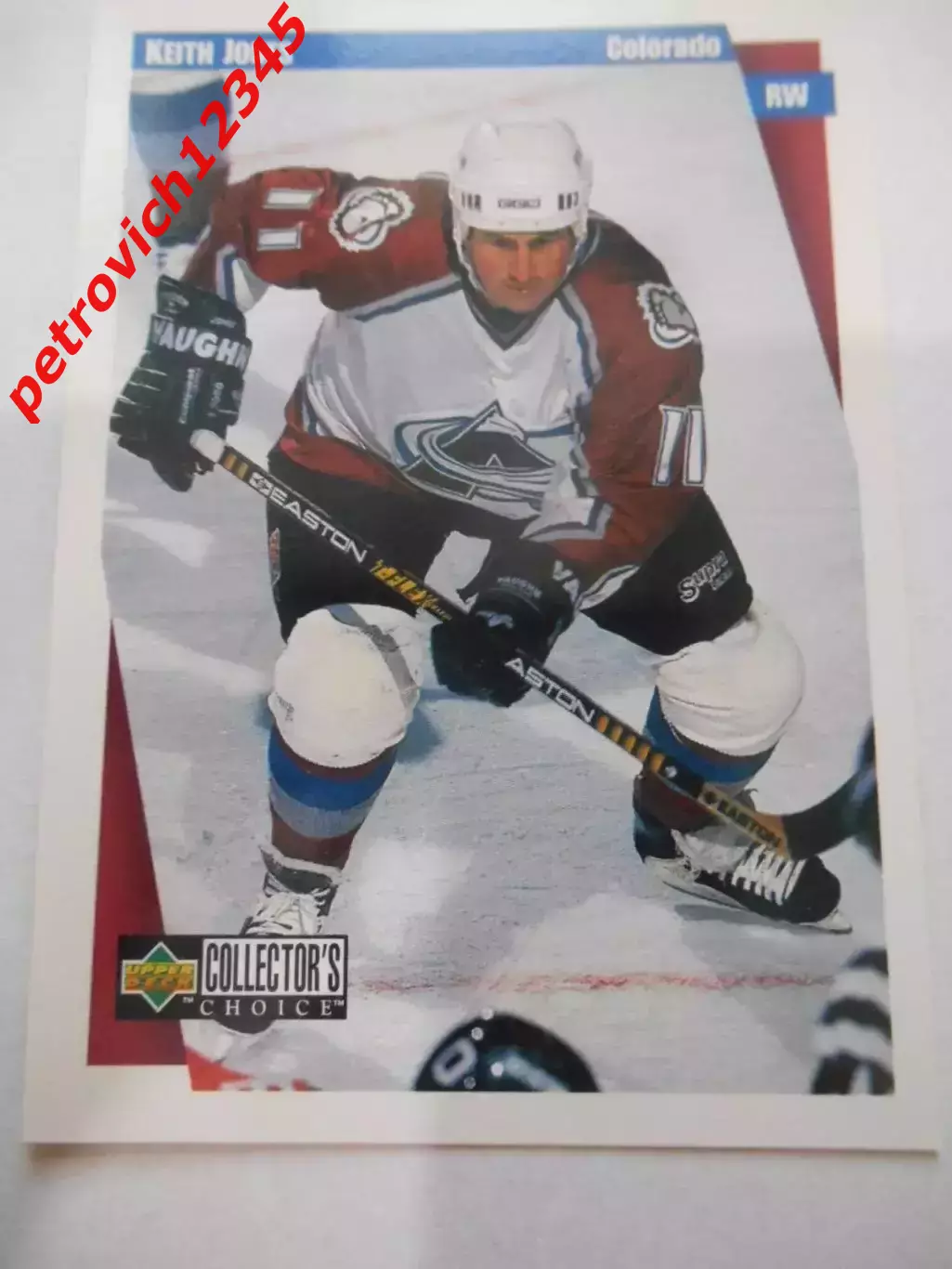 карточка = 1997-98 Collector's Choice - 59 - Keith Jones - Colorado Avalanche