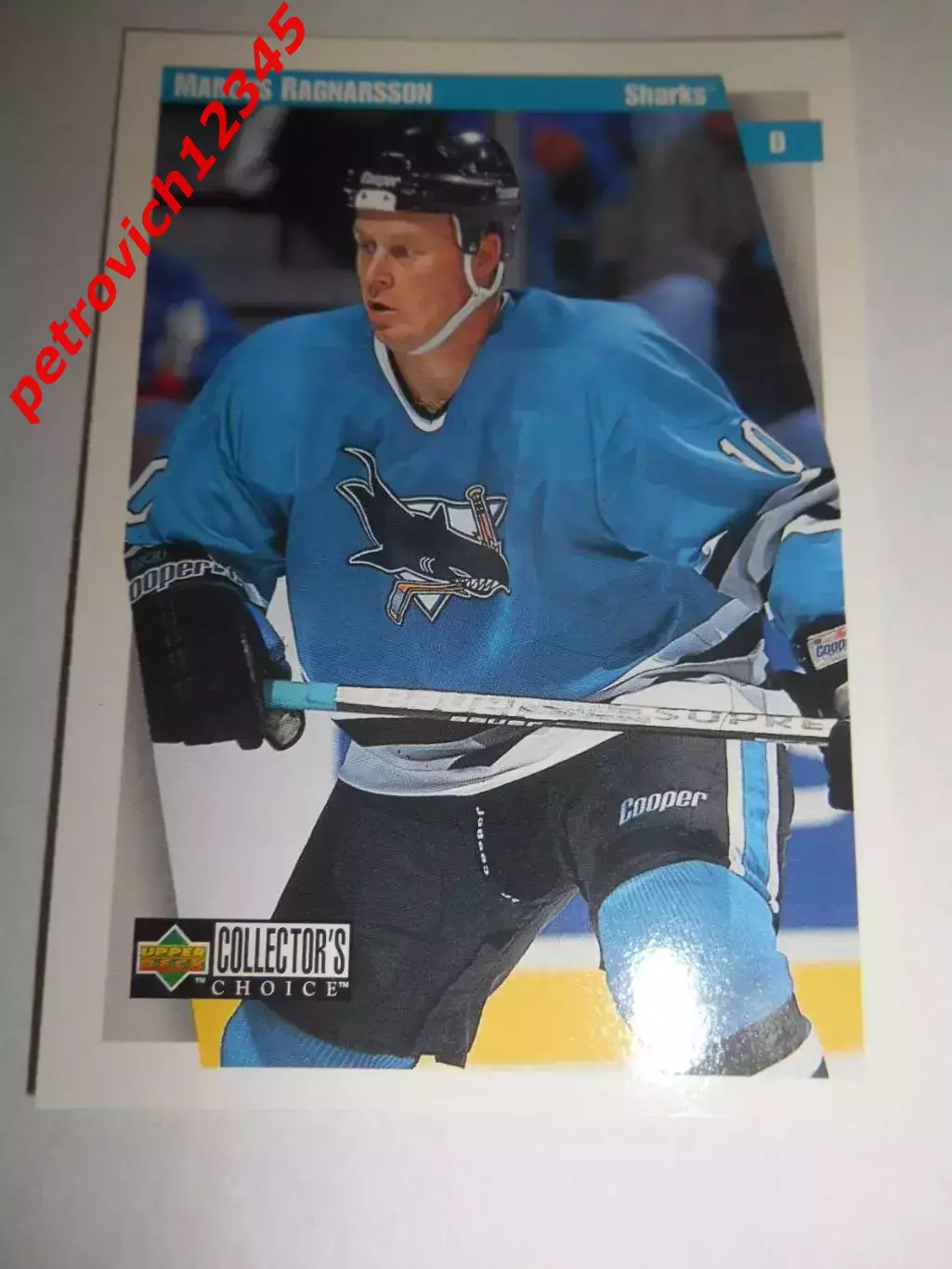 карточка = 1997-98 Collector's Choice -222 - Marcus Ragnarsson - San Jose Sharks