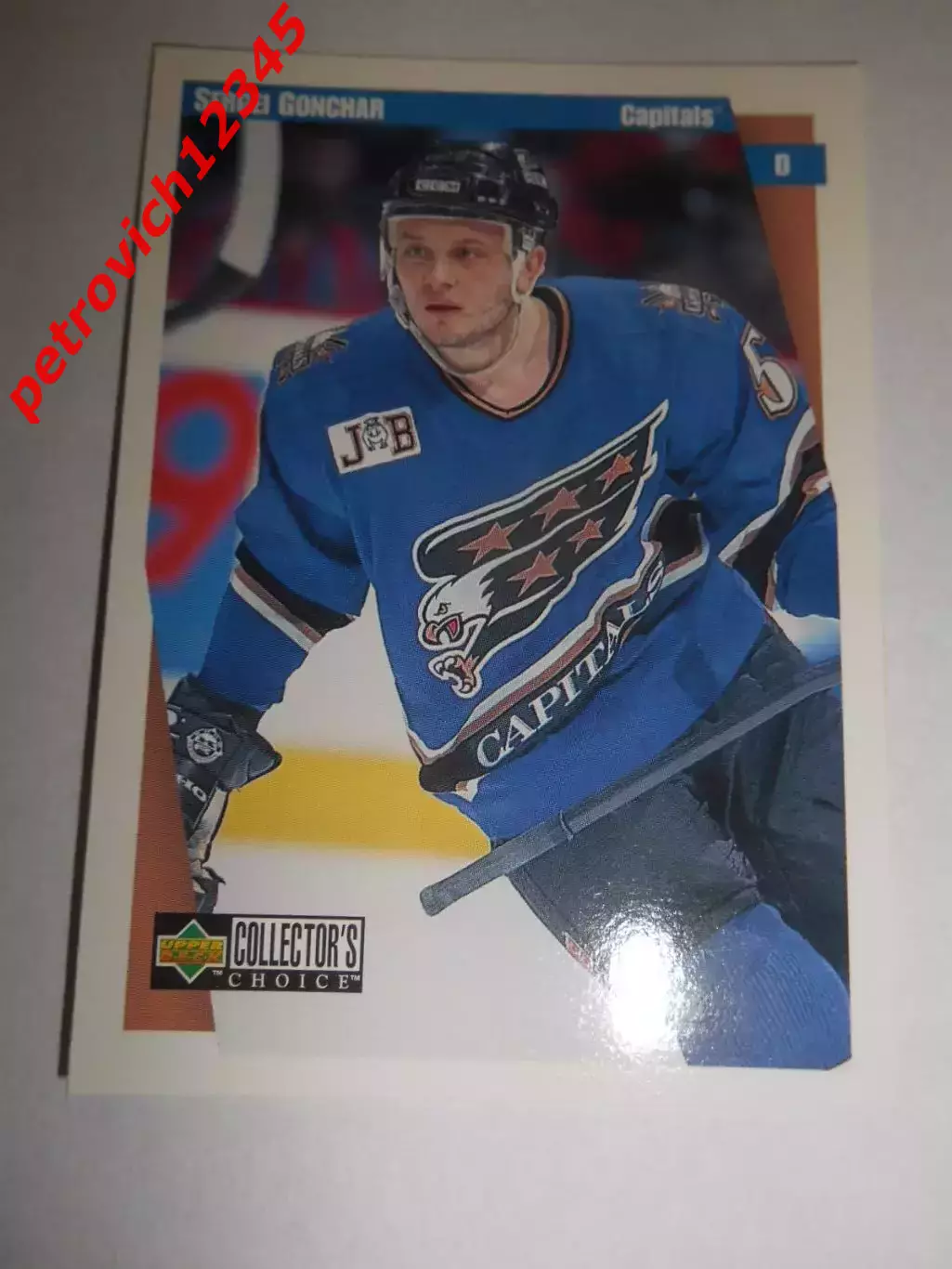 карточка = 1997-98 Collector's Choice - 273 - Sergei Gonchar - Washington