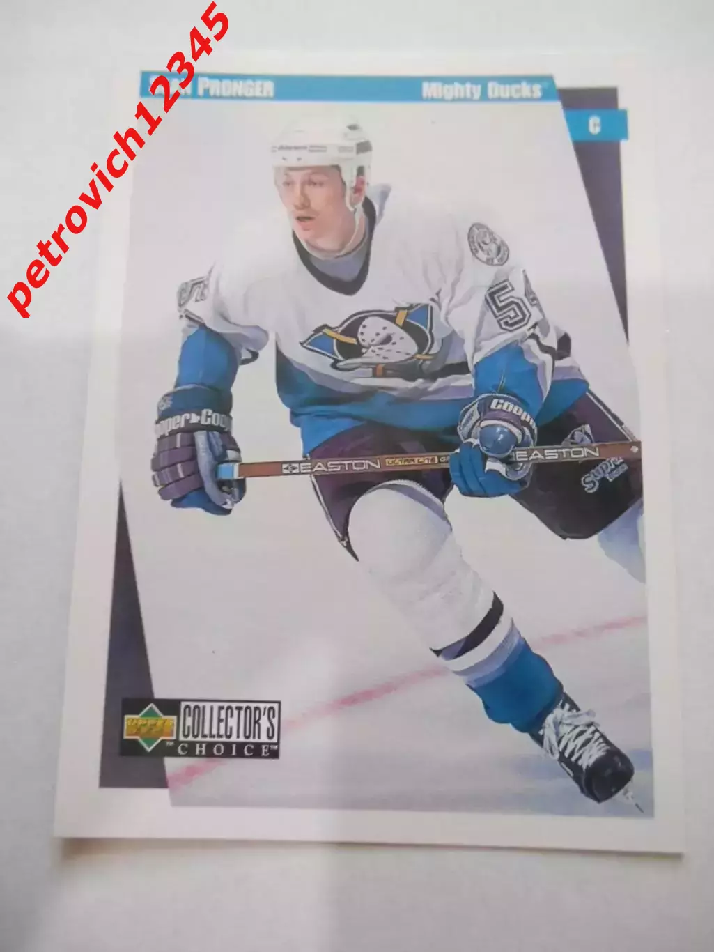 карточка = 1997-98 Collector's Choice - 2 - Sean Pronger - Anaheim Mighty Ducks