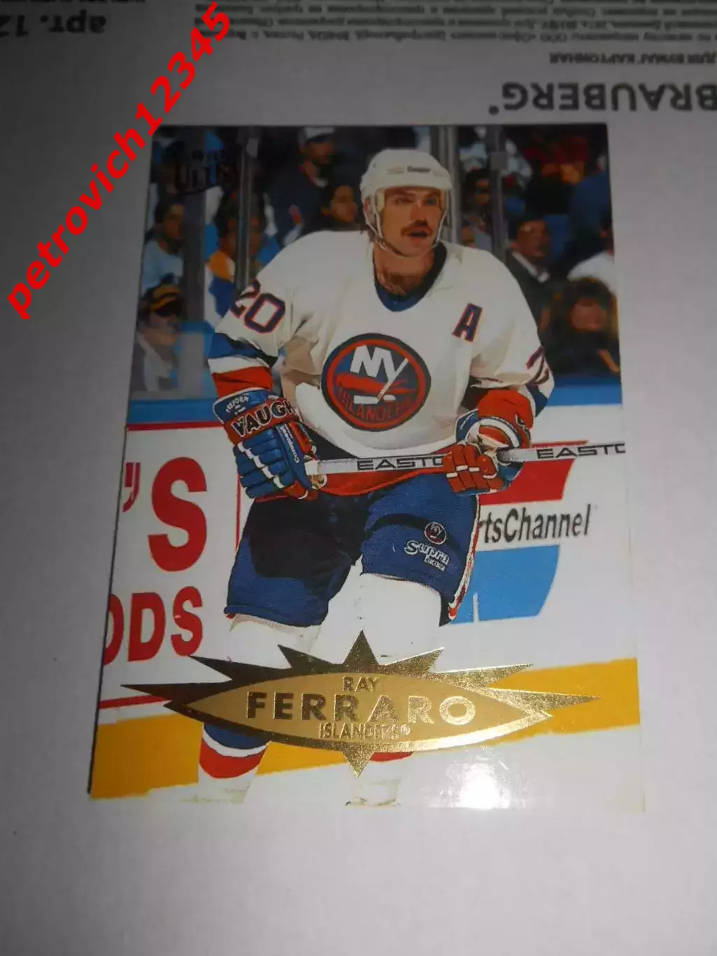 карточка = 1995-96 Ultra - 93 - Ray Ferraro - New York Islanders