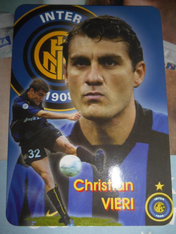 календарик - CHRISTIAN VIERI 2004г