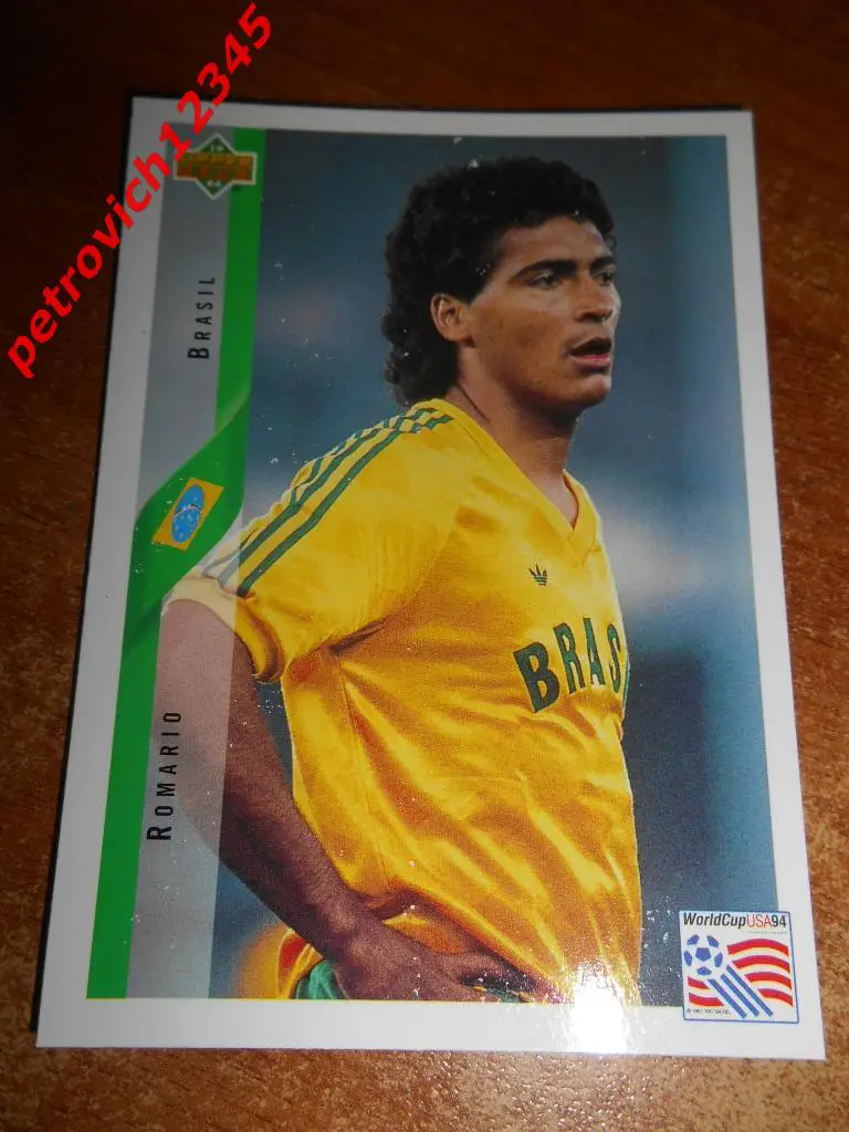 футбол.карточка= Romario (Brazil)