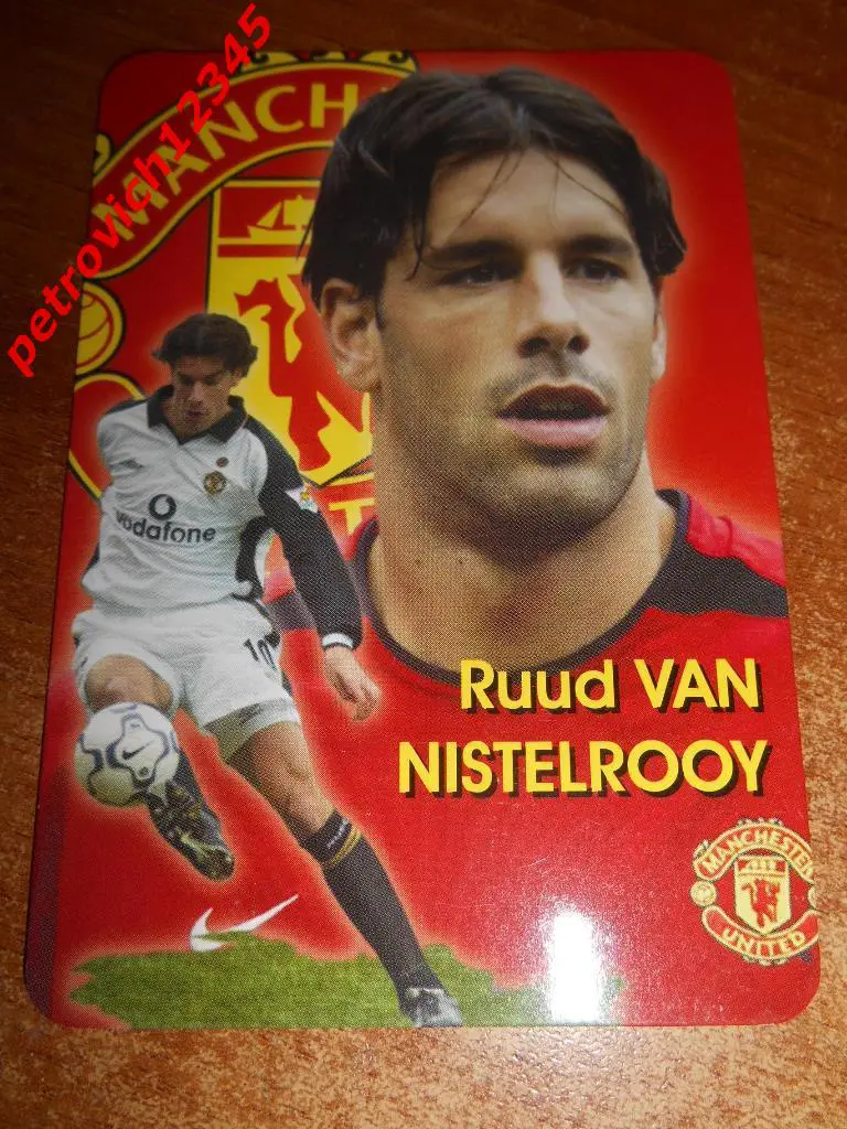 календарик - RUUD VAN NISTELROOY. 2004г