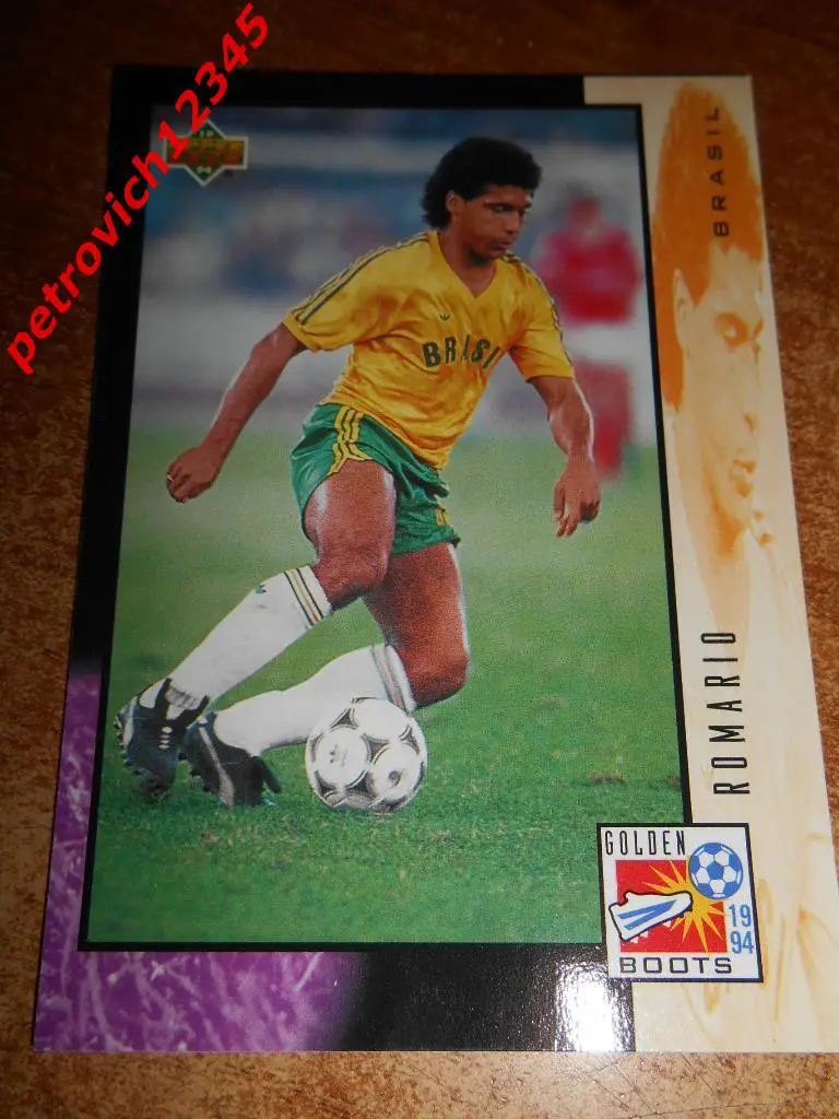 футбол.карточка= Romario (Brazil)