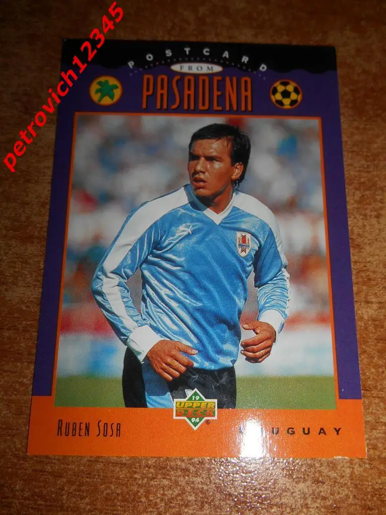 футбол.карточка= Ruben Sosa (Uruguay)