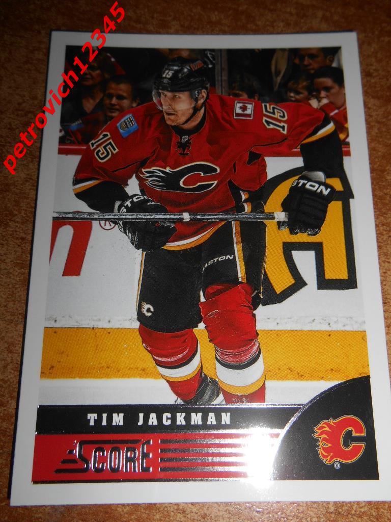 хоккей.карточка= Tim Jackman (Calgary Flames)