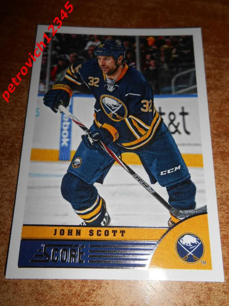 хоккей.карточка= John Scott (Buffalo Sabres)