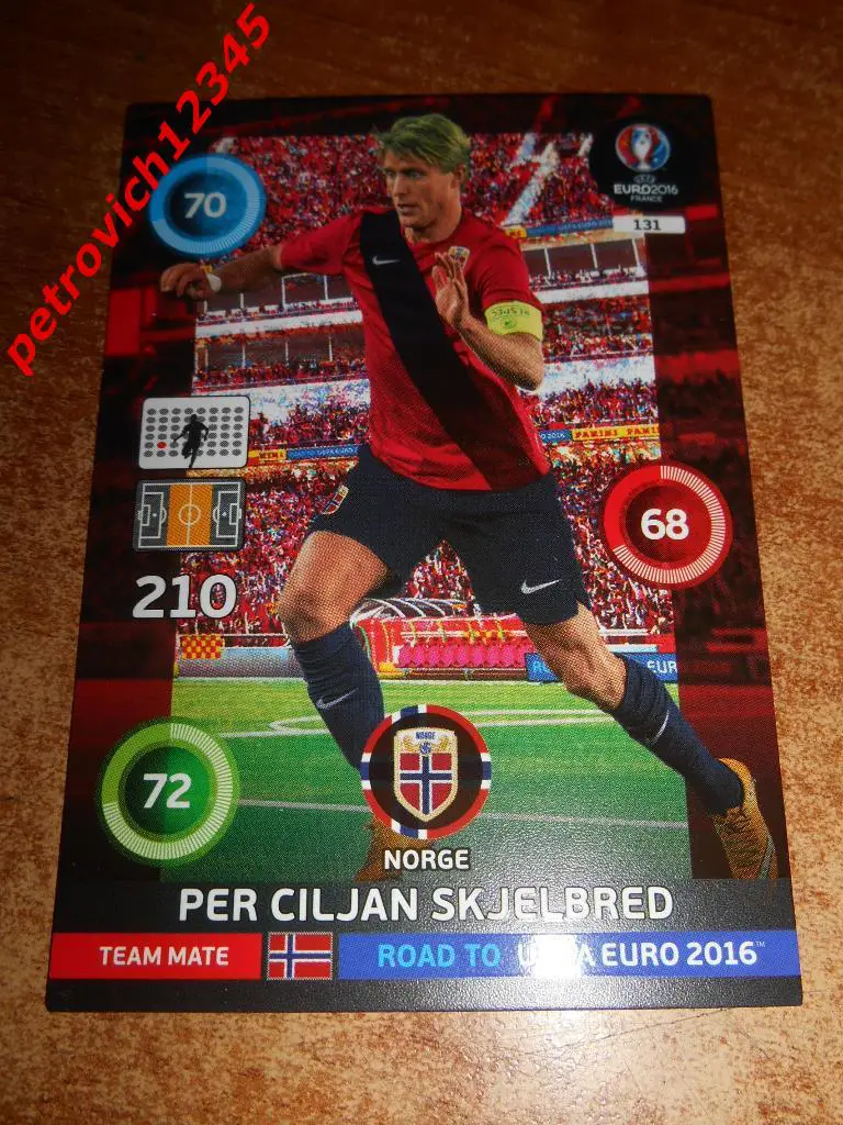 футбол.карточка= Per Ciljan Skjelbred (Norge)
