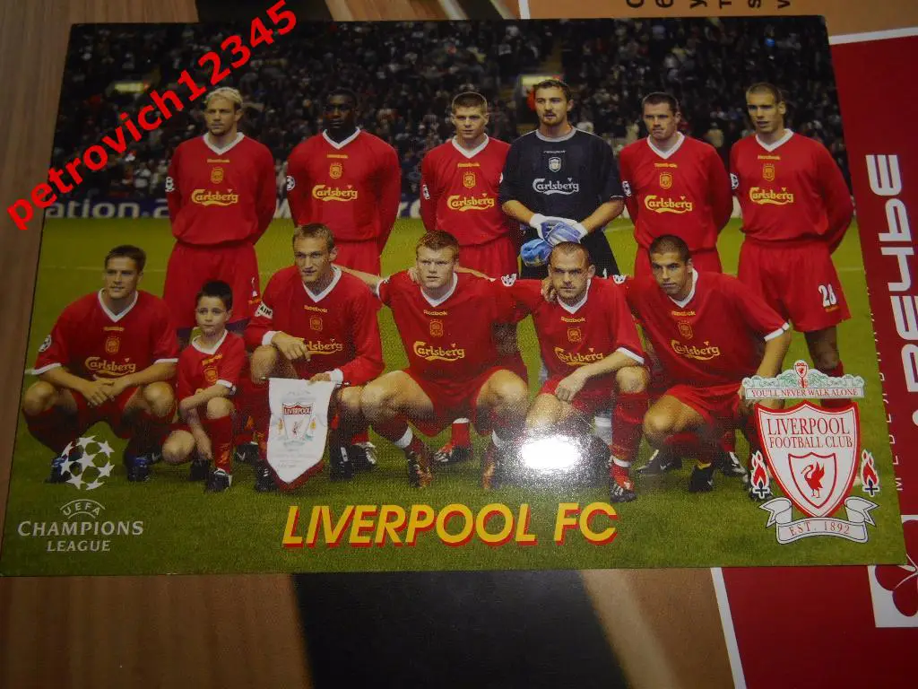 Открытка - LIVERPOOL FC