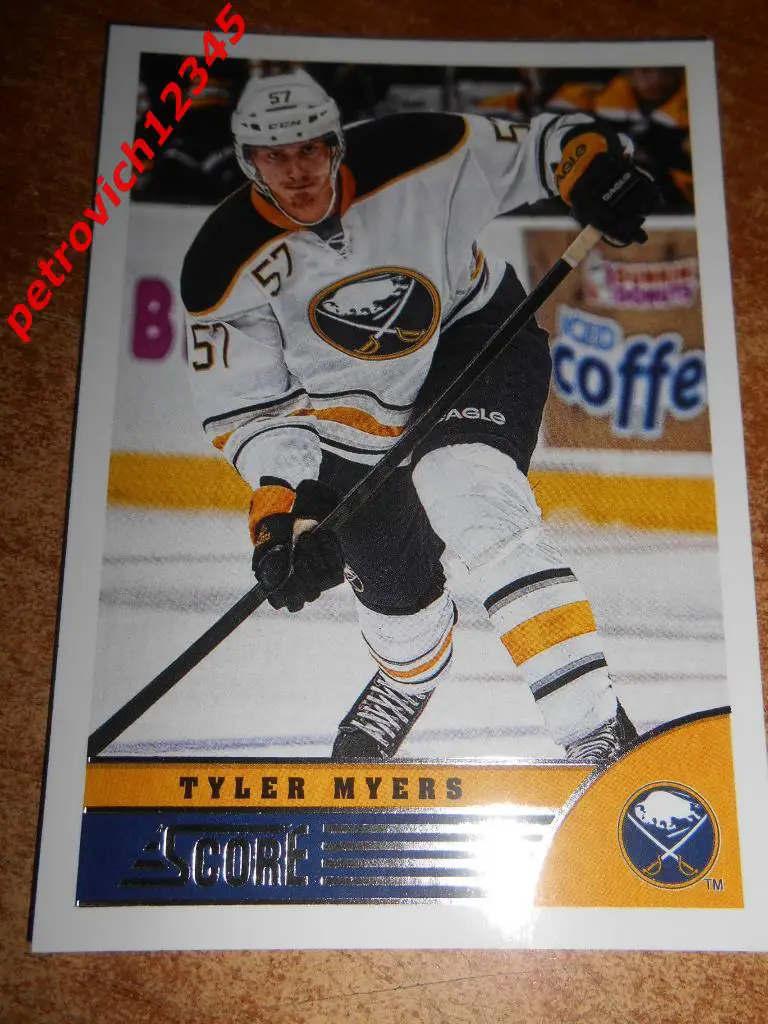 хоккей.карточка= Tyler Myers (Buffalo Sabres)