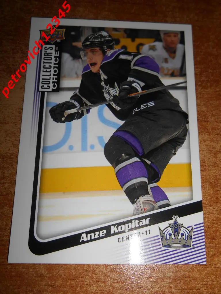 хоккей.карточка = Anze Kopitar (Los Angeles Kings)