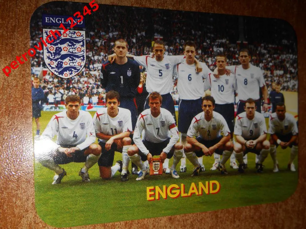 календарик - ENGLAND - 2006г