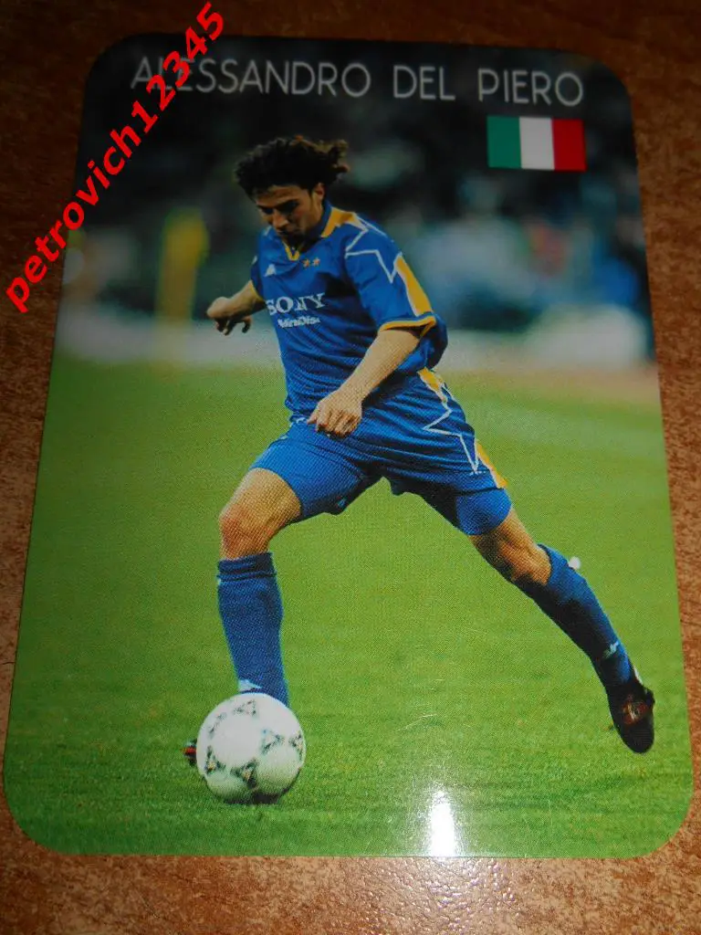 календарик - DEL PIERO - 1999г