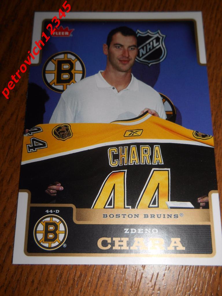 хоккей.карточка = Zdeno Chara (Boston Bruins)