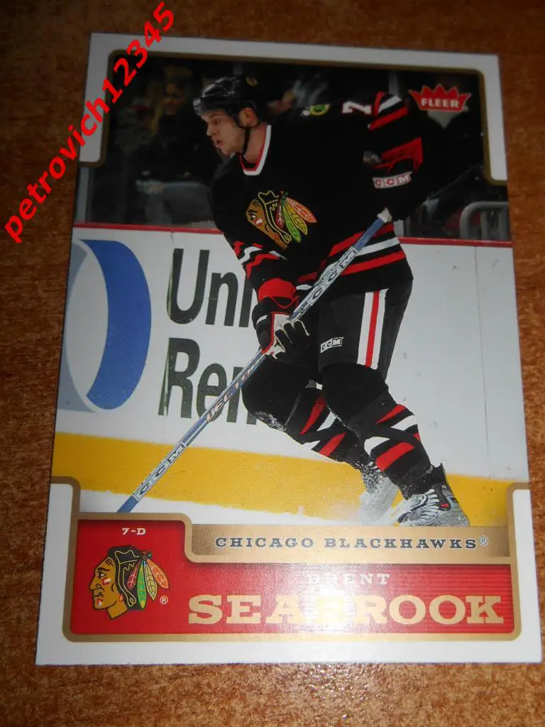 хоккей.карточка = Brent Seabrook (Chicago Blackhawks)