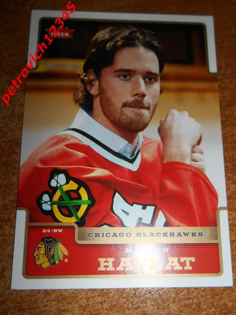 хоккей.карточка = Martin Havlat (Chicago Blackhawks)