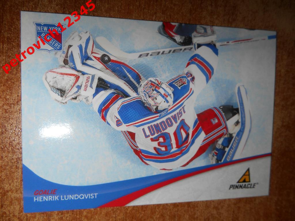 хоккей.карточка = Henrik Lundqvist (New York Rangers)