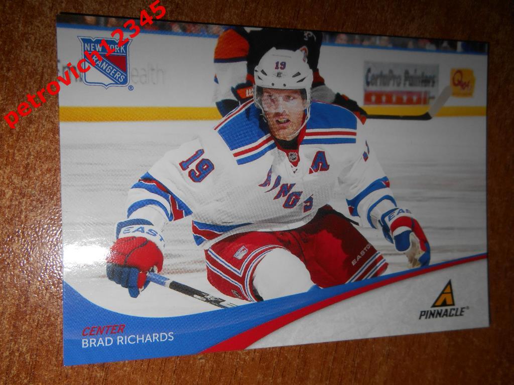 хоккей.карточка = Brad Richards (New York Rangers)