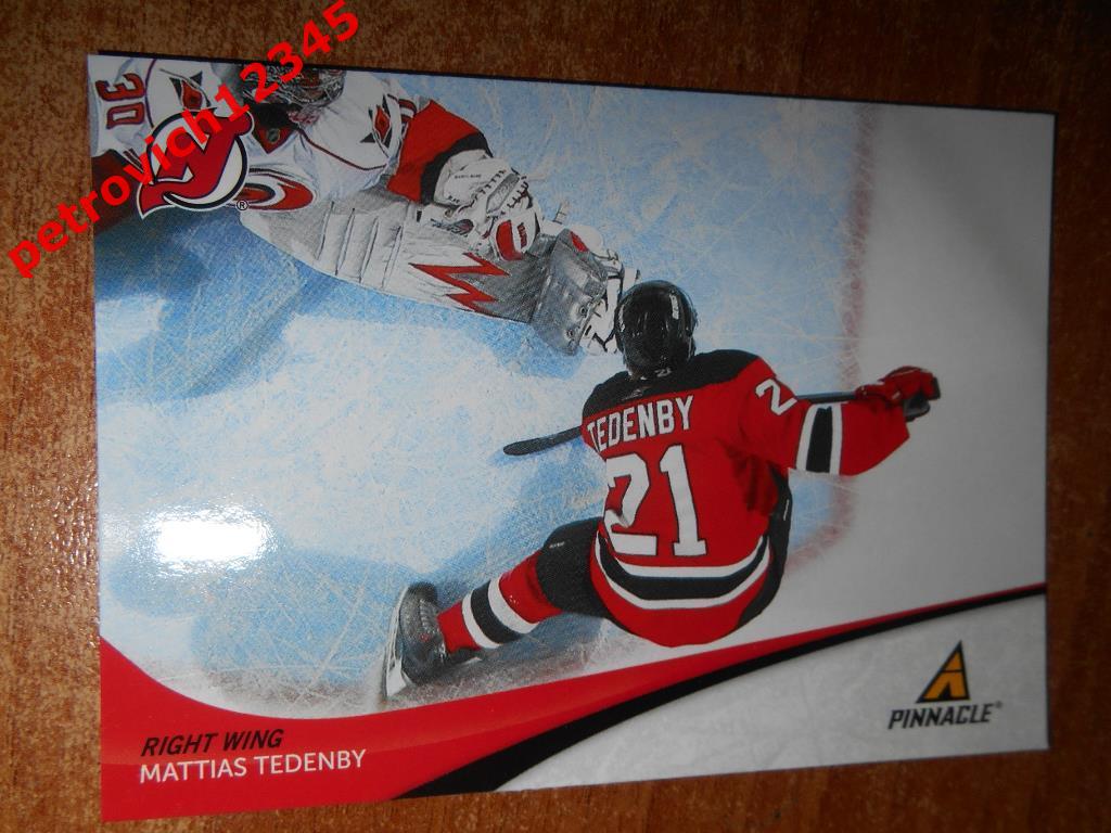 хоккей.карточка = Mattias Tedenby (New Jersey Devils)