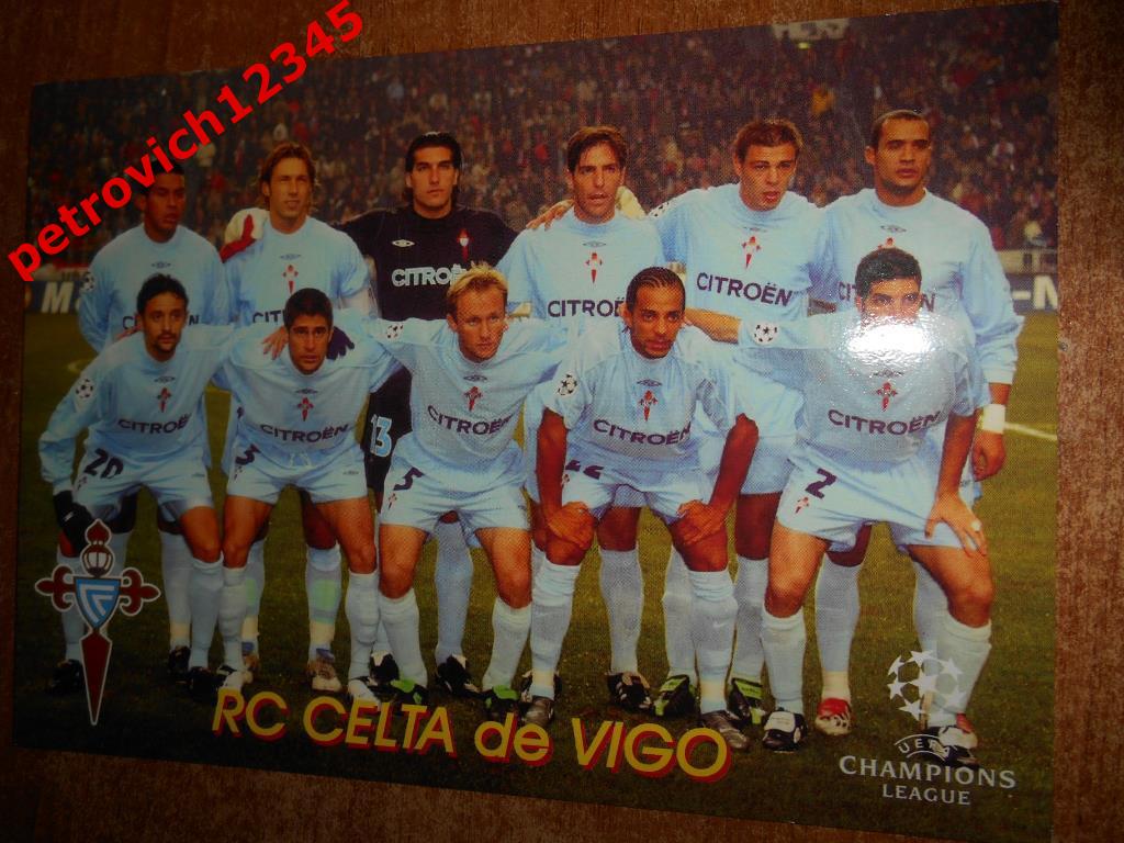 Открытка - RC CELTA DE VIGO