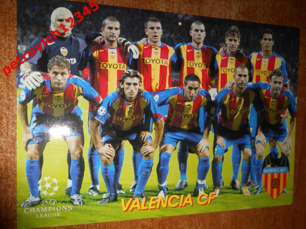 Открытка - VALENCIA CF