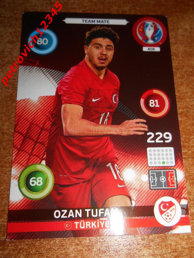 футбол.карточка = Ozan Tufan (Turkiye)