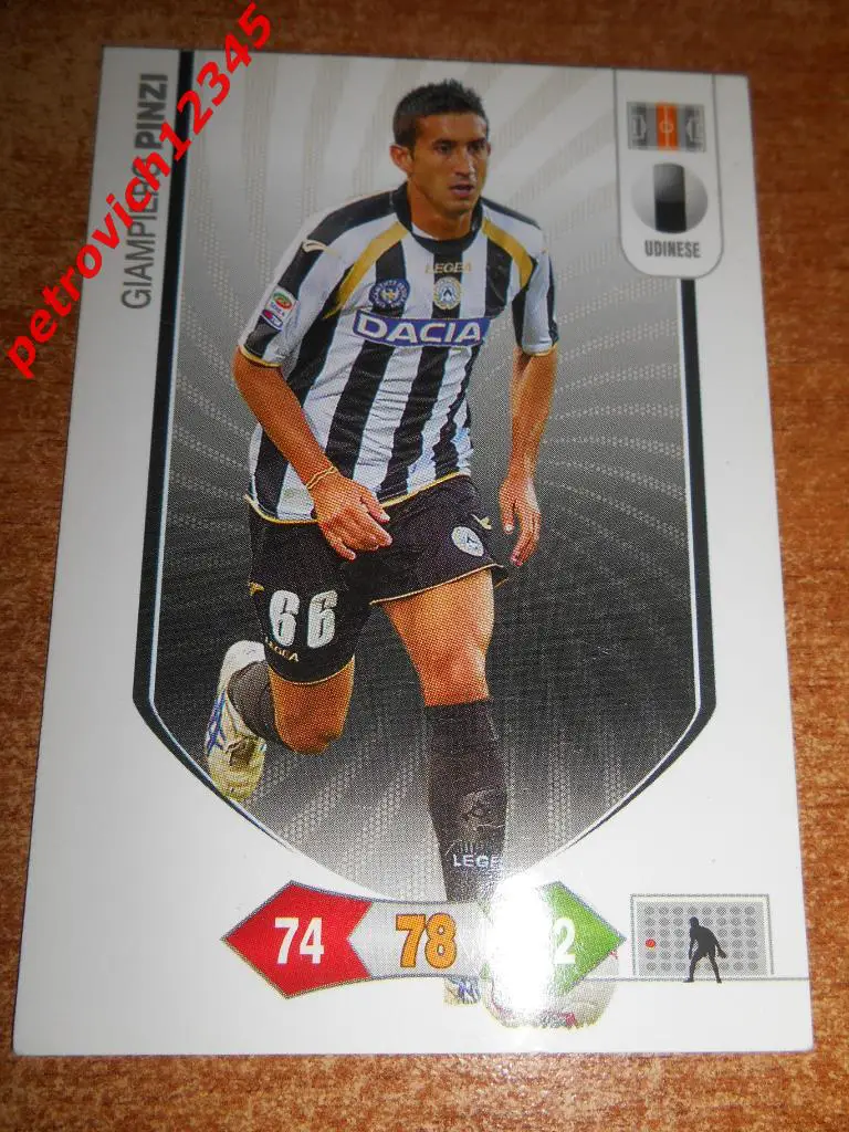футбол.карточка = Giampiero Pinzi (Udinese)