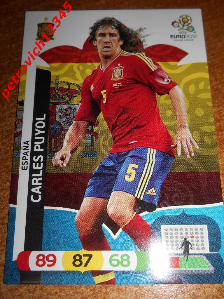 футбол.карточка = Carles Puyol (Espana)