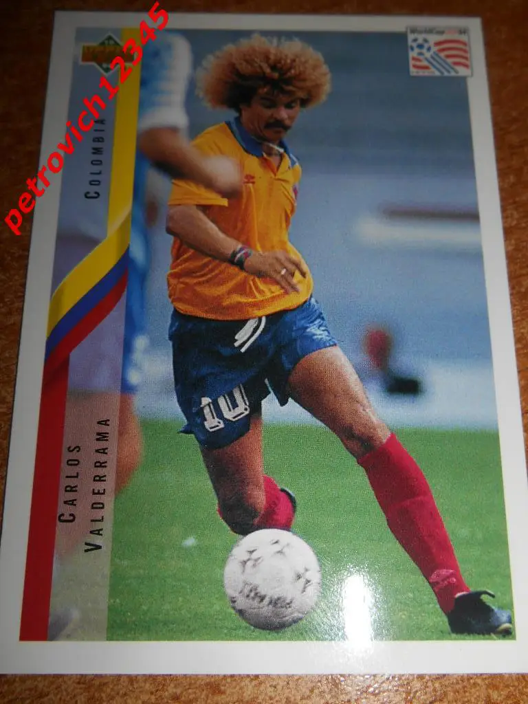 футбол.карточка = Carlos Valderrama (Colombia)