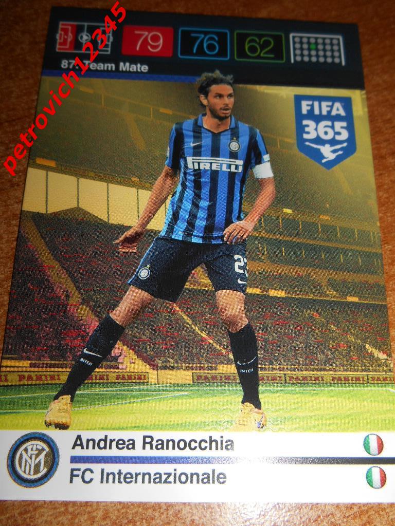 футбол.карточка = Andrea Ranocchia (FC Internazionale)