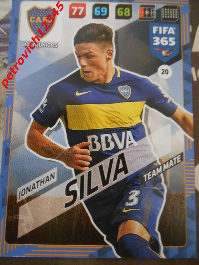 футбол.карточка = Jonathan Silva (Boca Juniors)