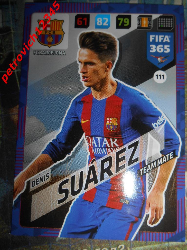 футбол.карточка = Denis Suarez (FC Barcelona)