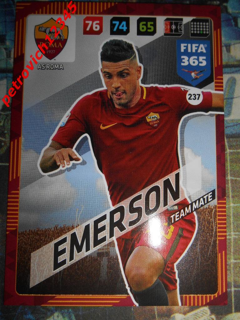 футбол.карточка = Emerson (AS Roma)