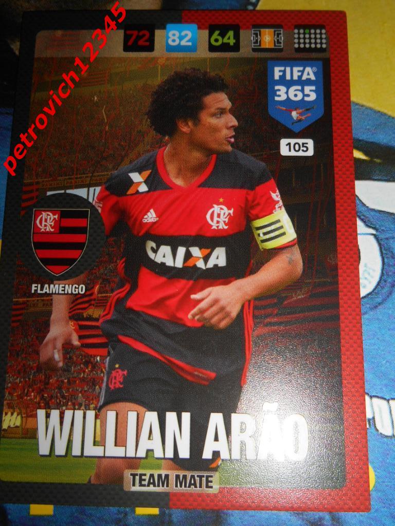 футбол.карточка = Willian Arao (Flamengo)