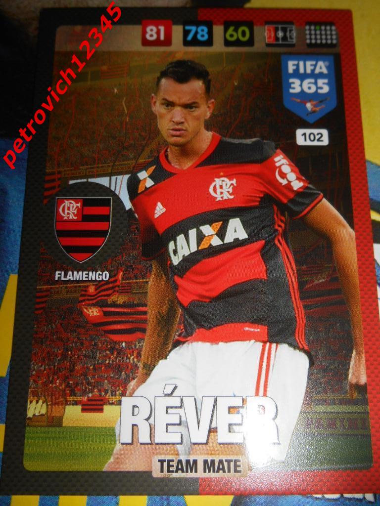 футбол.карточка = Rever (Flamengo)