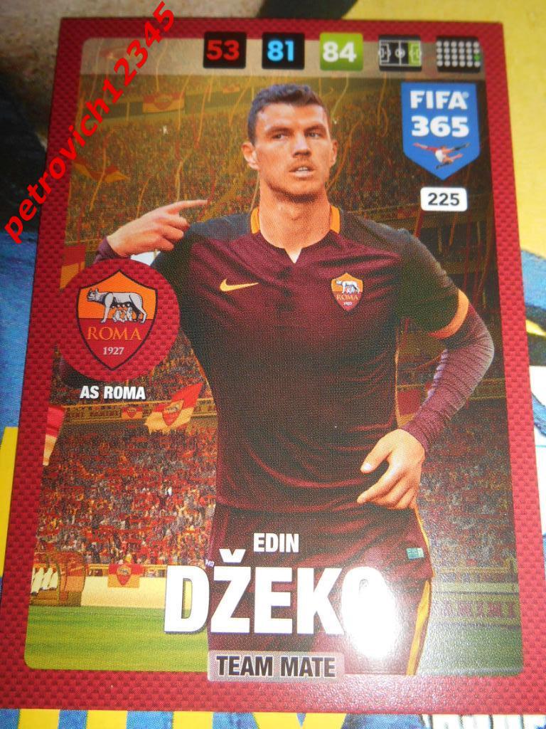 футбол.карточка = Edin Dzeko (AS Roma)