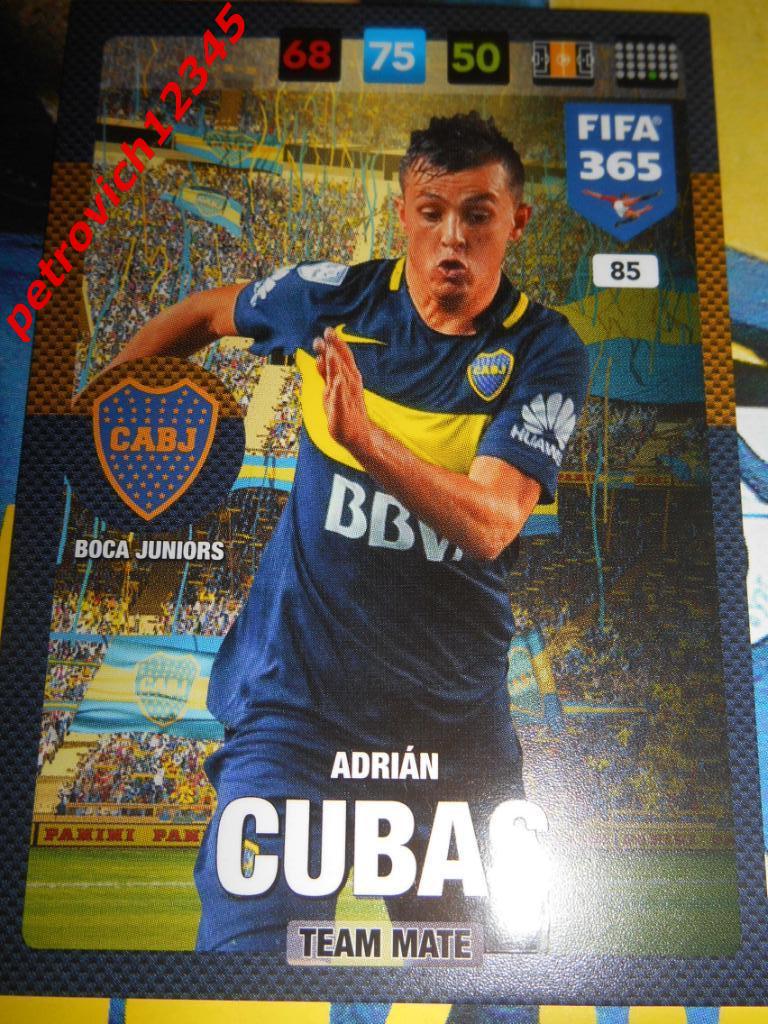 футбол.карточка = Adrian Cubas (Boca Juniors)