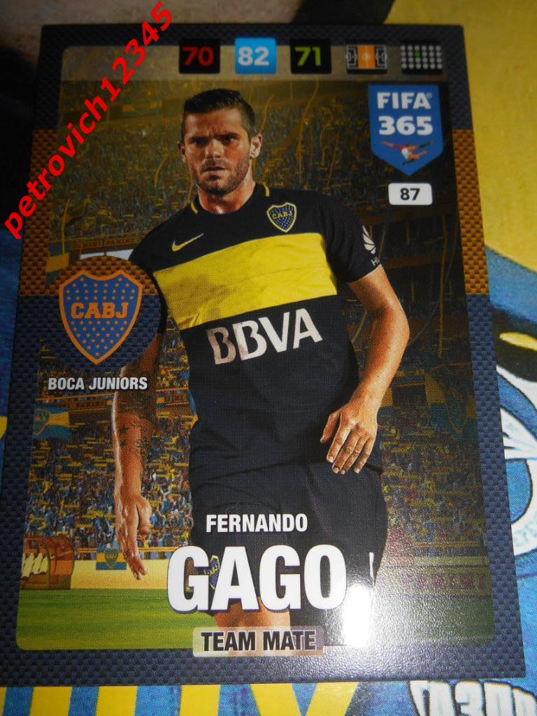 футбол.карточка = Fernando Gago (Boca Juniors)