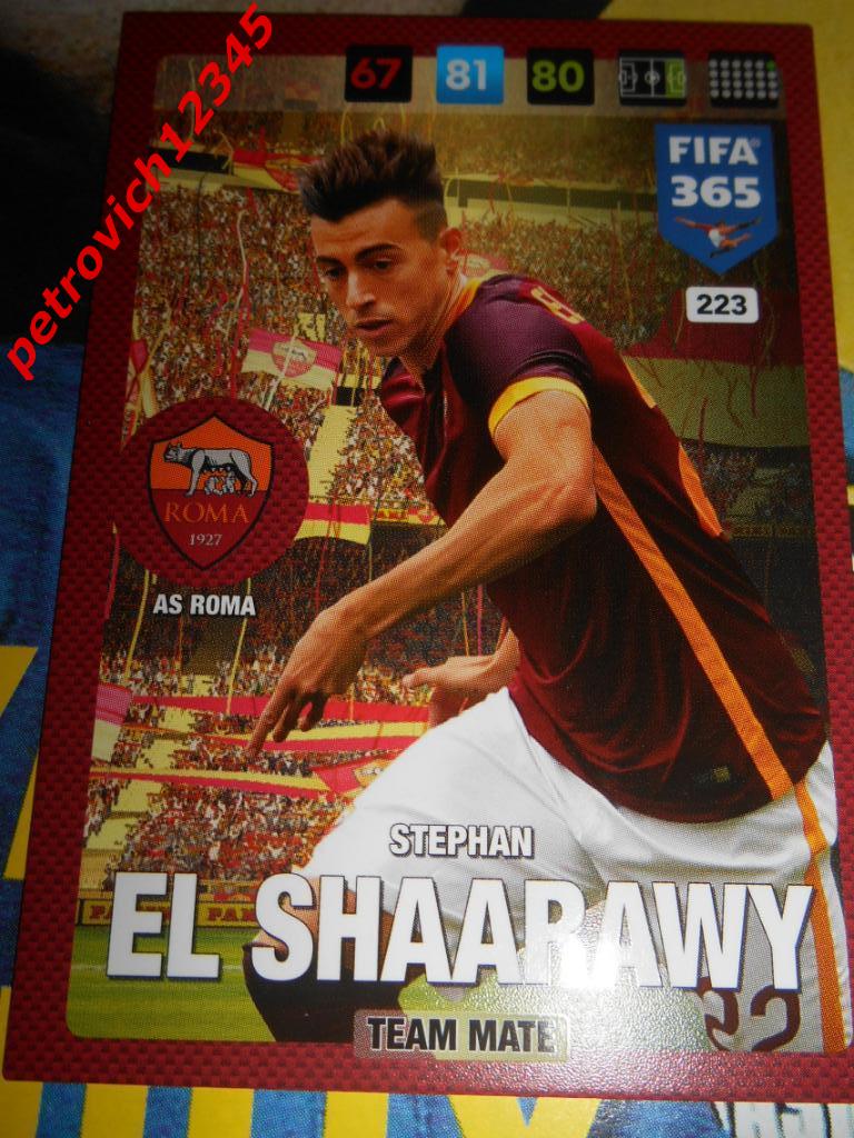 футбол.карточка = Stephan El Shaarawy (AS Roma)