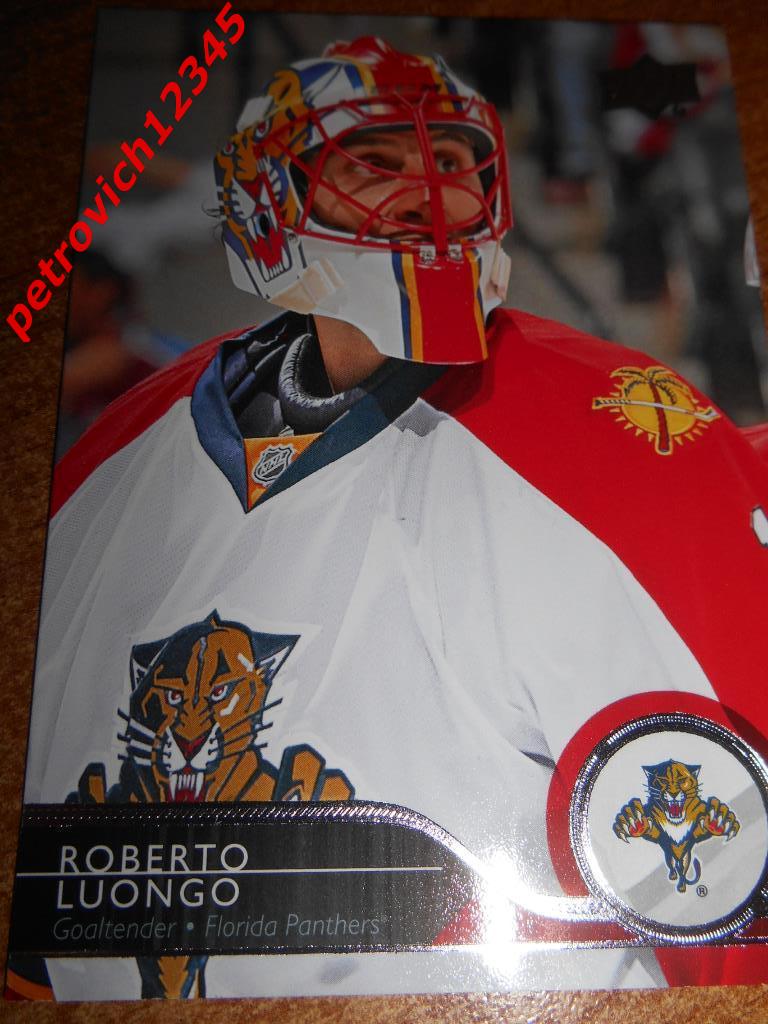 хоккей.карточка = Roberto Luongo- Florida Panthers