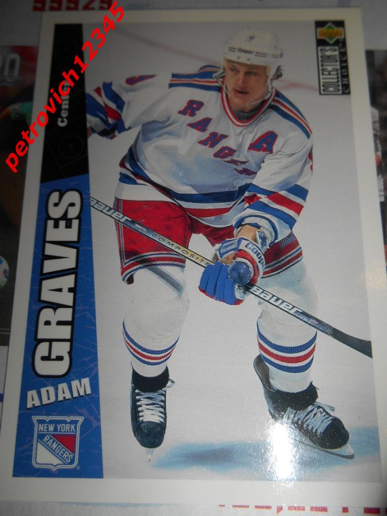 хоккей.карточка = Adam Graves (Rangers)