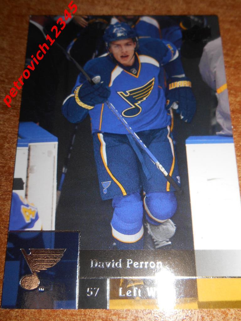 хоккей.карточка = David Perron- St. Louis Blues