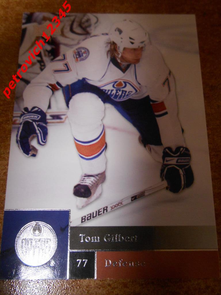 хоккей.карточка = Tom Gilbert- Edmonton Oilers
